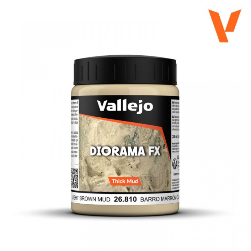 Vallejo: Diorama Effects - Light Brown Thick Mud