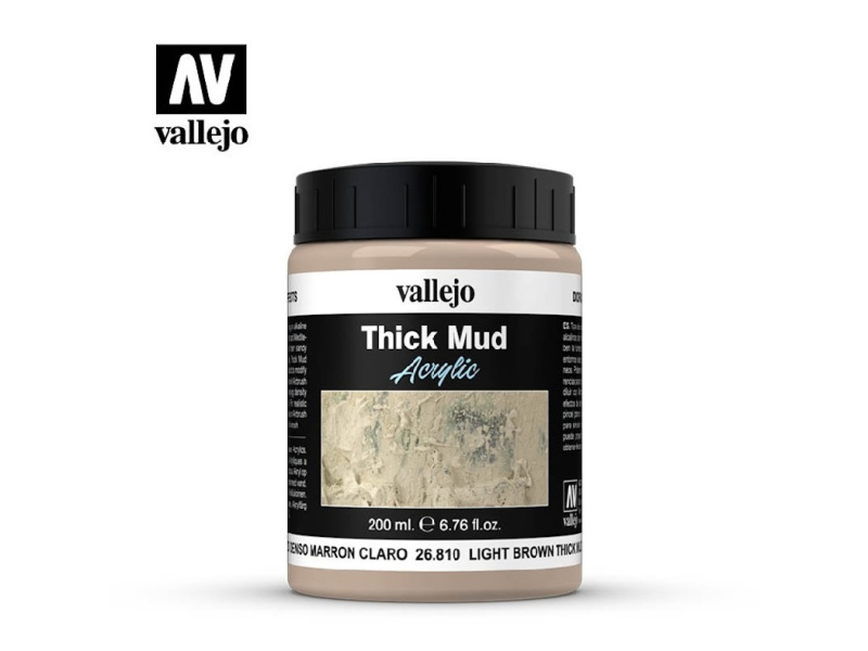 Vallejo: Diorama Effects - Light Brown Thick Mud