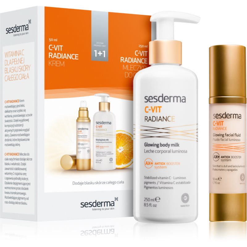 Sesderma C-Vit Radiance sada pro okamžité rozjasnění