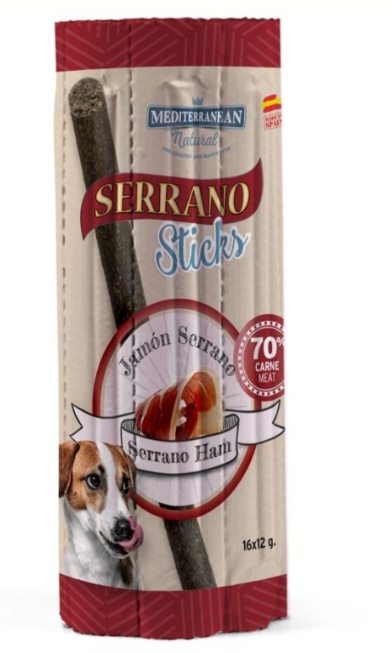 Serrano Dog Sticks Ham, tyčinka 16 x 12 g