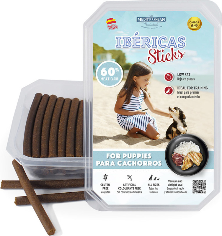 Mediterranean Ibéricas Sticks tyčinky puppy 800g