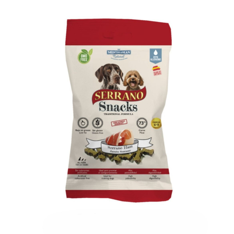 Serrano Snack Dog Serrano Ham 100g