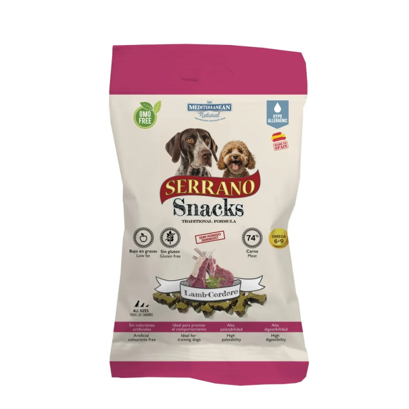 Serrano Snack Dog Lamb 100g