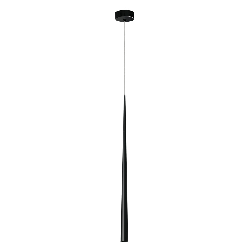 ACB Iluminacion Závěsné LED svítidlo BENDIS, v. 150 cm, 5W, CRI90 Barva: Černá