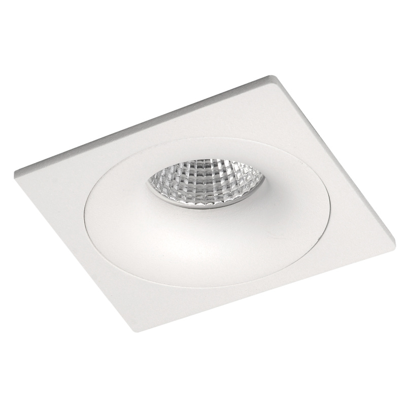ACB Iluminacion Zapuštěné LED svítidlo WAKA, š. 10 cm, 1xGU10 8W