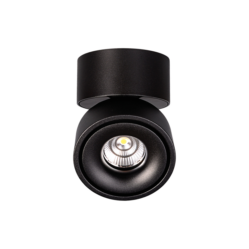 ACB Iluminacion Stropní LED svítidlo APEX, ⌀ 10 cm, 13W, CRI90 Barva: Černá, Stmívání: ON/OFF