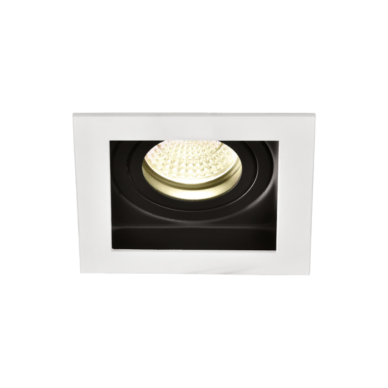 ACB Iluminacion Zapuštěné LED svítidlo SAN, š. 10 cm, 1xGU10 8W