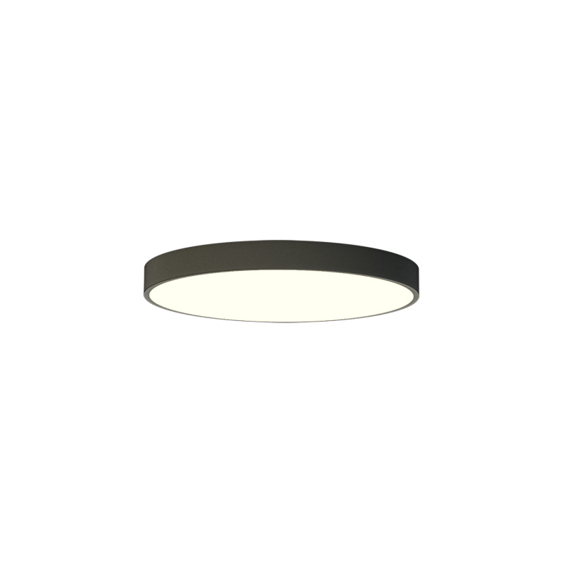 ACB Iluminacion Stropní LED svítidlo LONDON, ⌀ 60 cm, 42W, CRI90 Barva: Černá, Teplota světla: 3000K - teplá bílá, Stmívání: ON/OFF