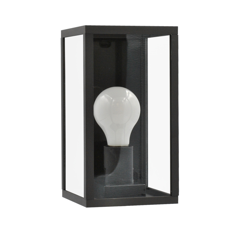 ACB Iluminacion Venkovní nástěnné svítidlo CUBE, v. 22 cm, 1xE27 15W, IP54