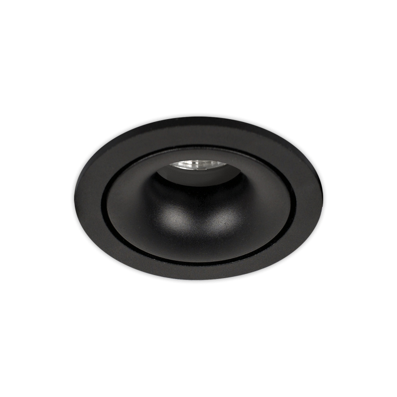 ACB Iluminacion Zapuštěné bodové svítidlo APEX, ⌀ 10,5 cm, 1xGU10 8W Barva: Černá