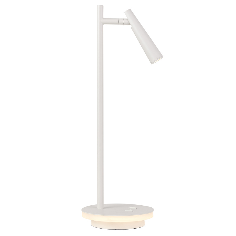ACB Iluminacion Stolní LED lampa PANAU, v. 45 cm, 6W + 3W, CRI90 Barva: Bílá