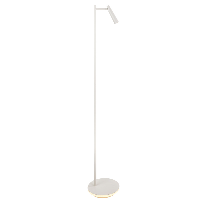 ACB Iluminacion Stojací LED lampa PANAU, v. 140 cm, 8W + 3W, CRI90 Barva: Bílá