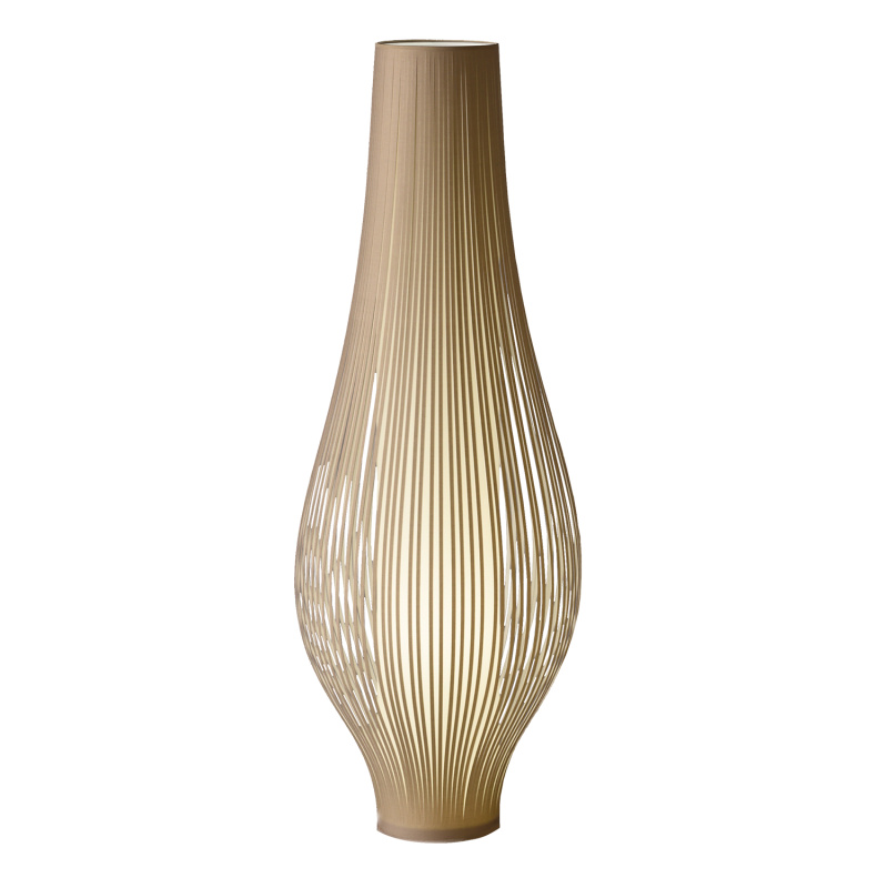 ACB Iluminacion Stojací LED lampa MIRTA, v. 135 cm, 3xE27 15W Barva: Stone