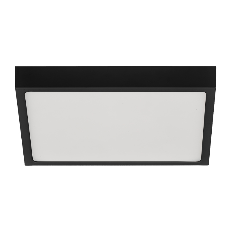 ACB Iluminacion Stropní LED svítidlo ROKU, š. 27 cm, 24W, CRI90 Barva: Černá, Teplota světla: 3000K - teplá bílá
