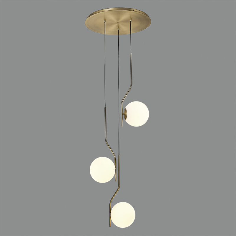 ACB Iluminacion Závěsné svítidlo MAUI 3 ø 48 cm Barva: Zlatá
