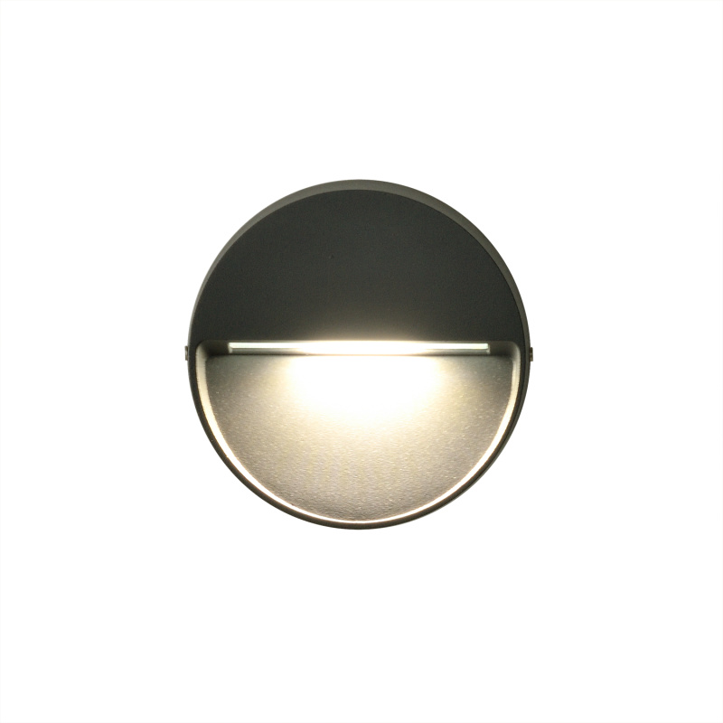 ACB Iluminacion Venkovní nástěnné LED svítidlo SPICA, ⌀ 10 cm, 4W, CRI80, IP65