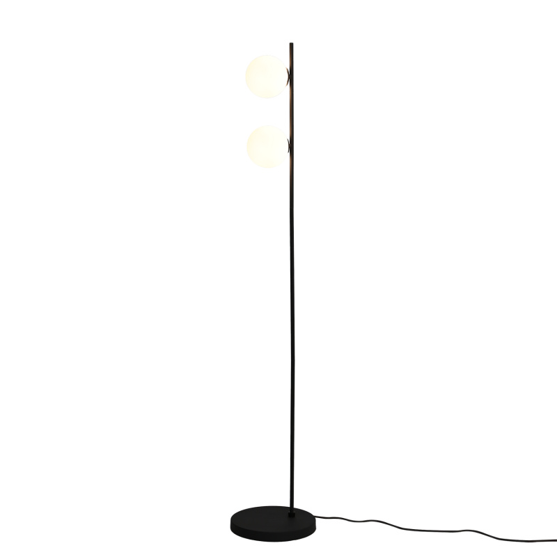 ACB Iluminacion Stojací LED lampa DORIS, v. 140 cm, 2xG9 7W Barva: Černá