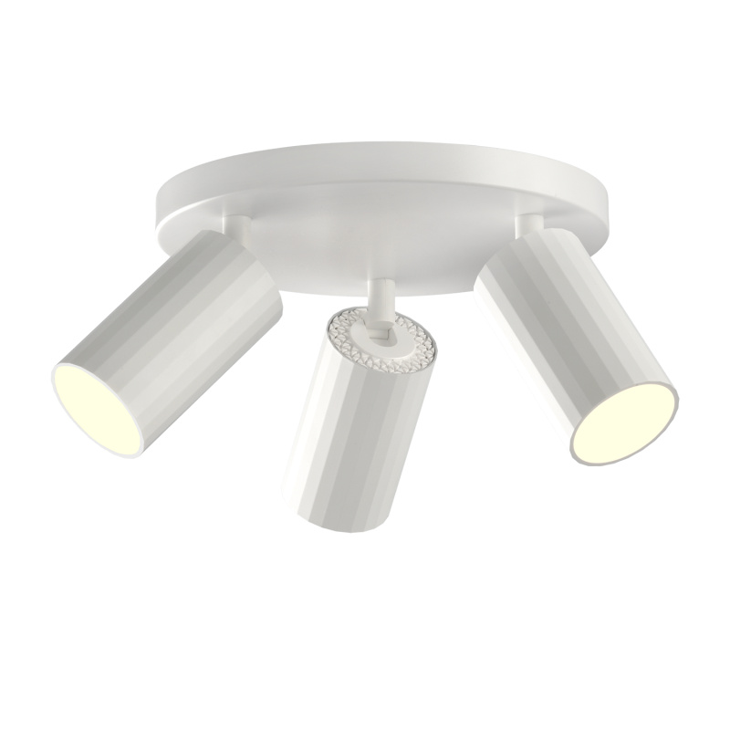 ACB Iluminacion Stropní svítidlo MODRIAN, ⌀ 22 cm, 3xGU10 8W Barva: Bílá