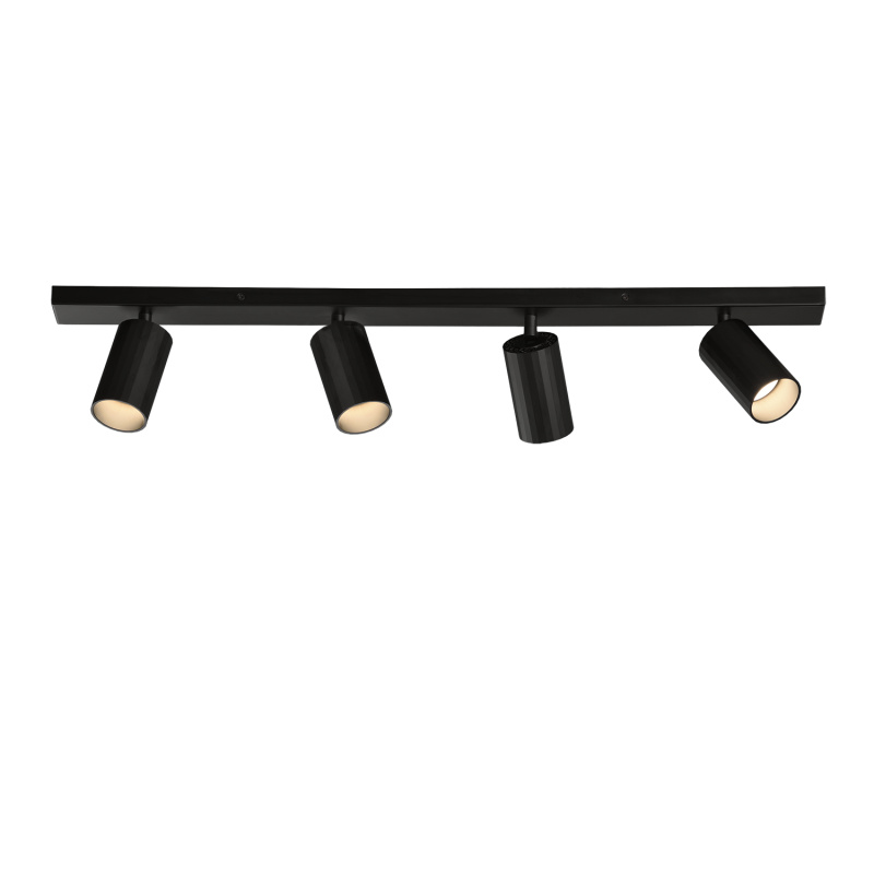 ACB Iluminacion Stropní svítidlo MODRIAN, š. 80 cm, 4xGU10 8W Barva: Černá