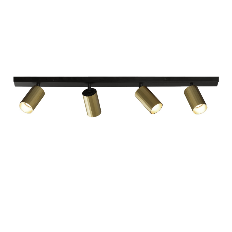 ACB Iluminacion Stropní svítidlo MODRIAN, š. 80 cm, 4xGU10 8W Barva: Zlato-černá