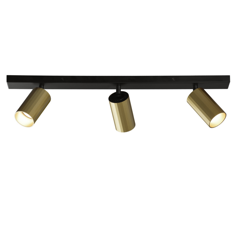 ACB Iluminacion Stropní svítidlo MODRIAN, š. 60 cm, 3xGU10 8W Barva: Zlato-černá