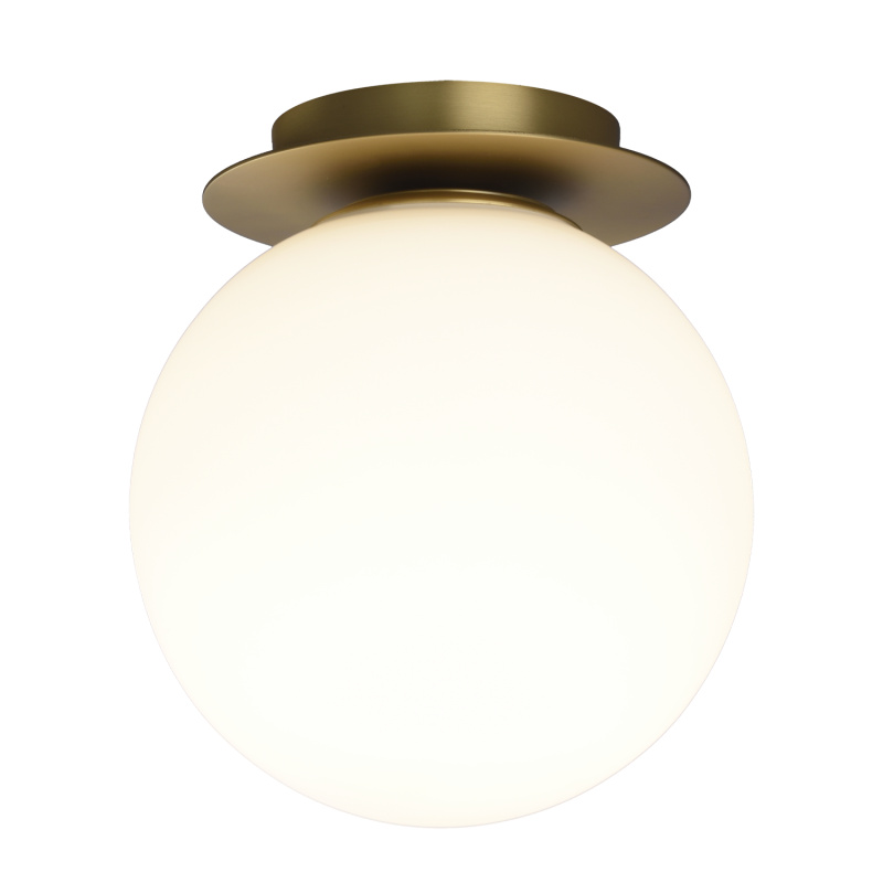 ACB Iluminacion Stropní LED svítidlo PARMA, ⌀ 18 cm, 1xE27 15W Barva: Zlatá