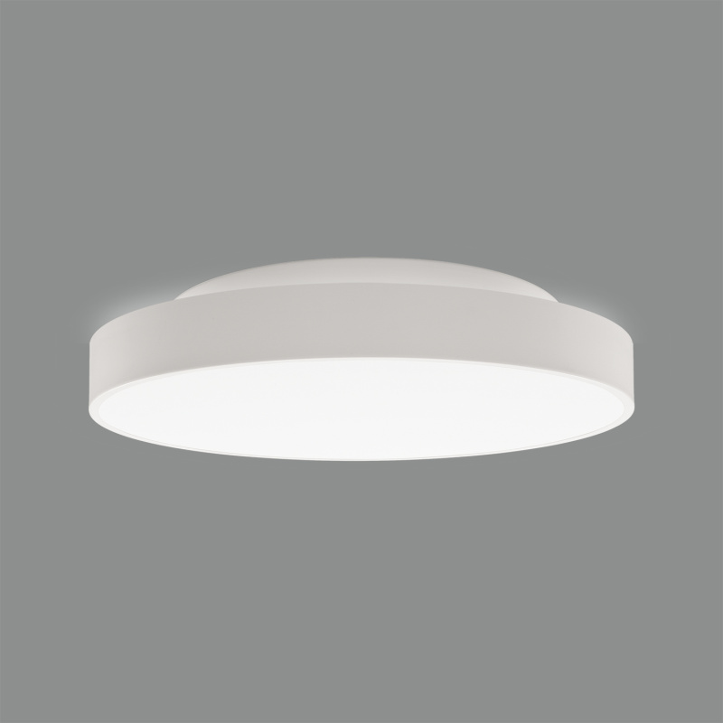 ACB Iluminacion Stropní LED svítidlo LISBOA ø 60 cm, 60W + 8W, CRI90 Teplota světla: 3000K, Barva materiálu: Bílá, Stmívání: Casambi