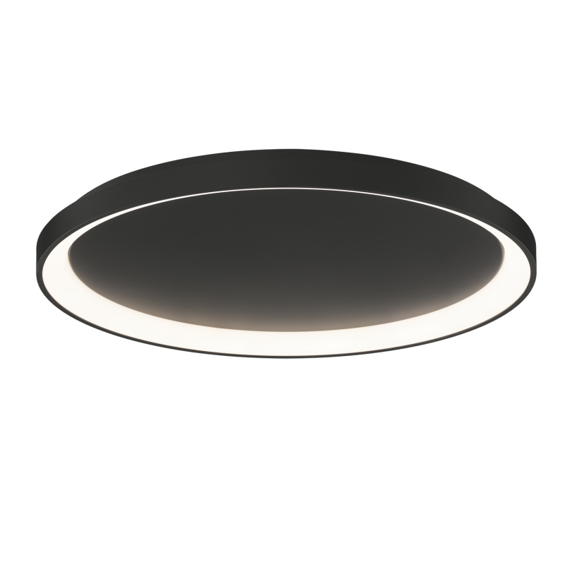 ACB Iluminacion Stropní LED svítidlo GRACE, ⌀ 78 cm, 80W, CRI90 Barva: Černá, Teplota světla: 4000K - denní bílá, Stmívání: Casambi