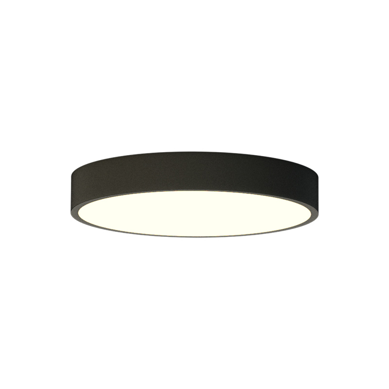 ACB Iluminacion Stropní LED svítidlo LONDON, ⌀ 40 cm, 22W, CRI90 Barva: Černá, Teplota světla: 4000K - denní bílá, Stmívání: Casambi