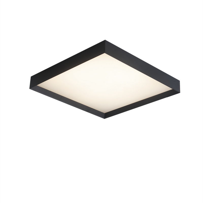 ACB Iluminacion Stropní LED svítidlo MUNICH, š. 60 cm, 52W, CRI90 Barva: Černá, Stmívání: Casambi