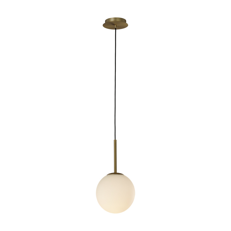 ACB Iluminacion Zavěsné svítidlo PARMA, ⌀ 18 cm, 1xE27 15W Barva: Zlatá