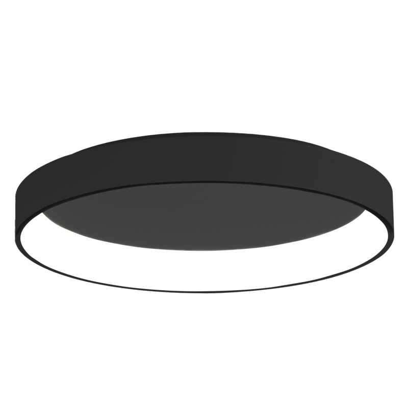 ACB Iluminacion Stropní LED svítidlo DILGA, ⌀ 90 cm, 126W, CRI90, CCT switch 2700-3000K Barva: Černá, Stmívání: ON/OFF