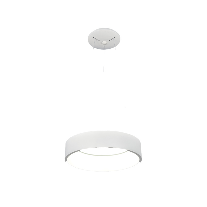 ACB Iluminacion Zavěsné LED svítidlo DILGA, ⌀ 45 cm, 27W, CRI90, CCT switch 2700-3000K Barva: Bílá, Stmívání: Casambi