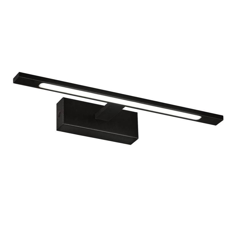 ACB Iluminacion Nástěnné LED svítidlo MENORCA, š. 45 cm, 12W, CRI90, CCT switch 3000-4000K Barva: Černá, Stmívání: ON/OFF
