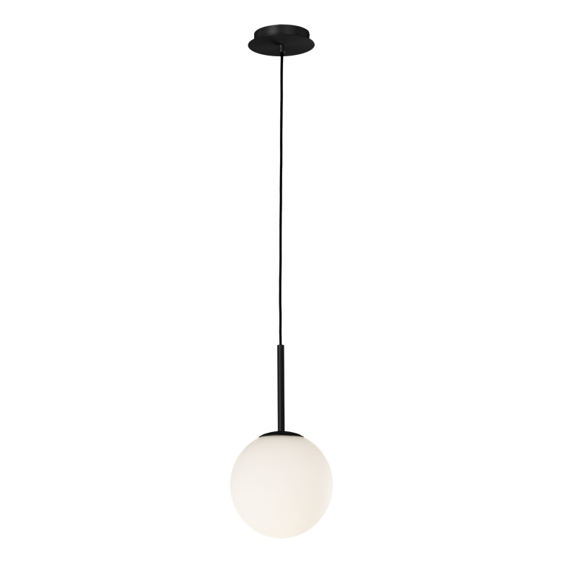 ACB Iluminacion Zavěsné svítidlo PARMA, ⌀ 18 cm, 1xE27 15W Barva: Černá