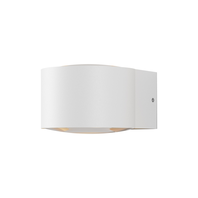 ACB Iluminacion Nástěnné LED svítidlo ANIA, ⌀ 107 mm, 2x6W, CRI80, IP65 Barva: Bílá