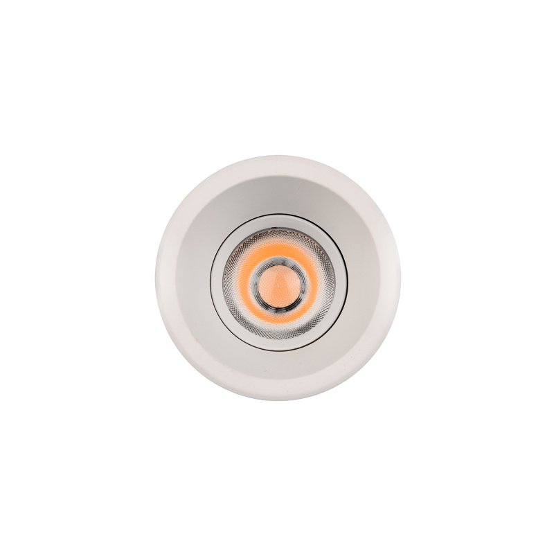 ACB Iluminacion Zapuštěné LED bodové svítidlo MOVE, ⌀ 85 mm, 12W, CRI90 Barva: Bílá, Teplota světla: 2700K - extra teplá bílá, Stmívání: ON/OFF