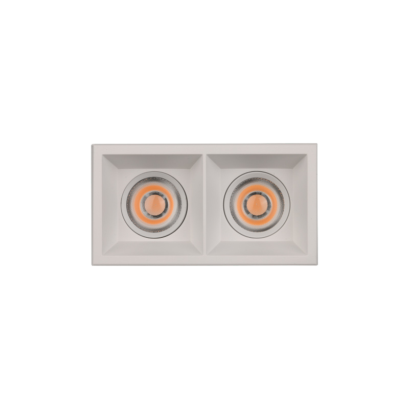 ACB Iluminacion Zapuštěné LED bodové svítidlo MOVE, š. 16 cm, 2x12W, CRI90 Barva: Bílá, Teplota světla: 3000K - teplá bílá, Stmívání: ON/OFF