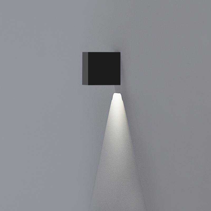 ACB Iluminacion Venkovní nástěnné LED svítidlo HAMAL, 12x12 cm, 9W, CRI80, IP65