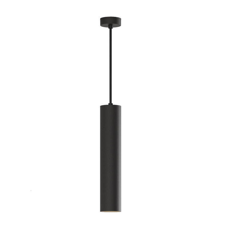 ACB Iluminacion Závěsné LED svítidlo PIPE, v. 30 cm, 12W, CRI90 Barva: Černá, Stmívání: ON/OFF