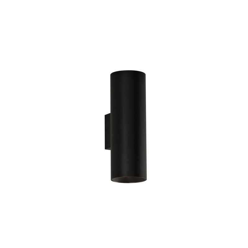 ACB Iluminacion Nástěnné LED svítidlo PIPE, v. 18 cm, 2x6W, CRI90 Barva: Černá, Stmívání: ON/OFF