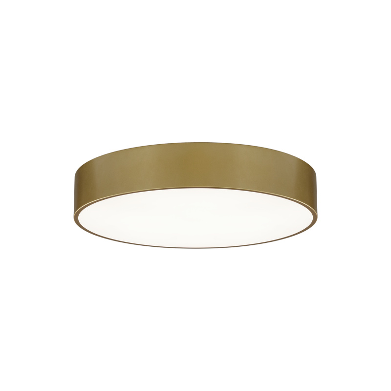 ACB Iluminacion Stropní LED svítidlo ISIA, ⌀ 40 cm, 40W, CRI90, CCT switch 3000-4000K Barva: Zlatá, Stmívání: Casambi