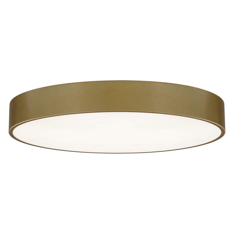 ACB Iluminacion Stropní LED svítidlo ISIA, ⌀ 80 cm, 88W, CRI90, CCT switch 3000-4000K Barva: Zlatá, Stmívání: Casambi