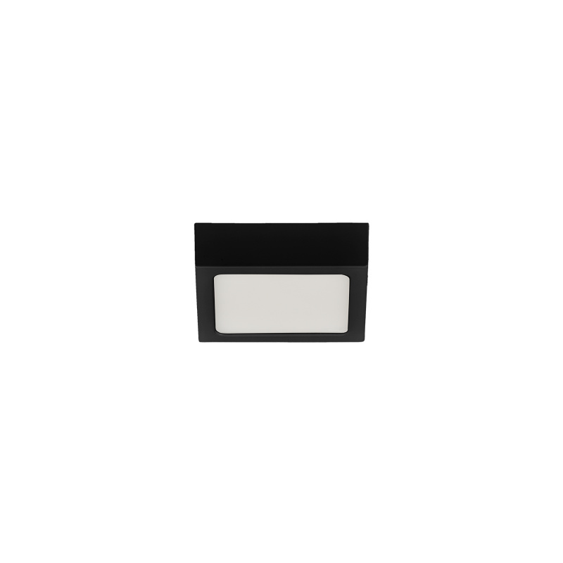 ACB Iluminacion Stropní LED svítidlo ROKU, š. 9 cm, 6W, CRI90 Barva: Černá, Teplota světla: 4000K - denní bílá