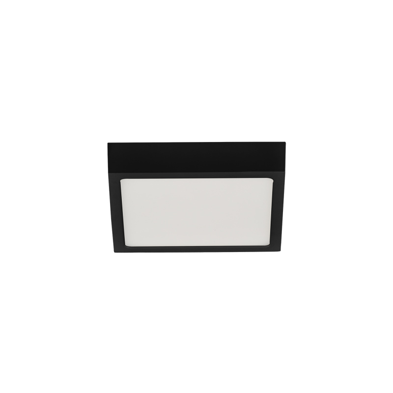 ACB Iluminacion Stropní LED svítidlo ROKU, š. 14 cm, 12W, CRI90 Barva: Černá, Teplota světla: 3000K - teplá bílá