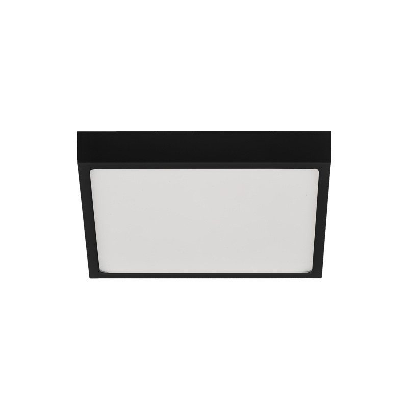 ACB Iluminacion Stropní LED svítidlo ROKU, š. 19 cm, 18W, CRI90 Barva: Černá, Teplota světla: 4000K - denní bílá