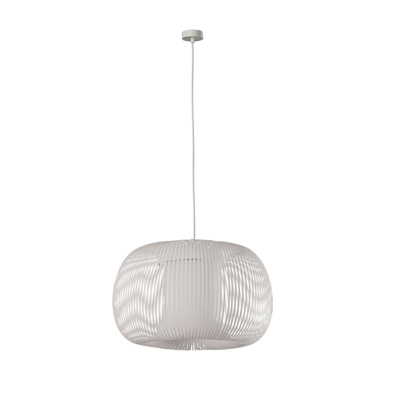 ACB Iluminacion Zavěsné svítidlo MIRTA, ⌀ 38 cm, 1xE27 15W Barva: Bílá, Barva montury: Bílá