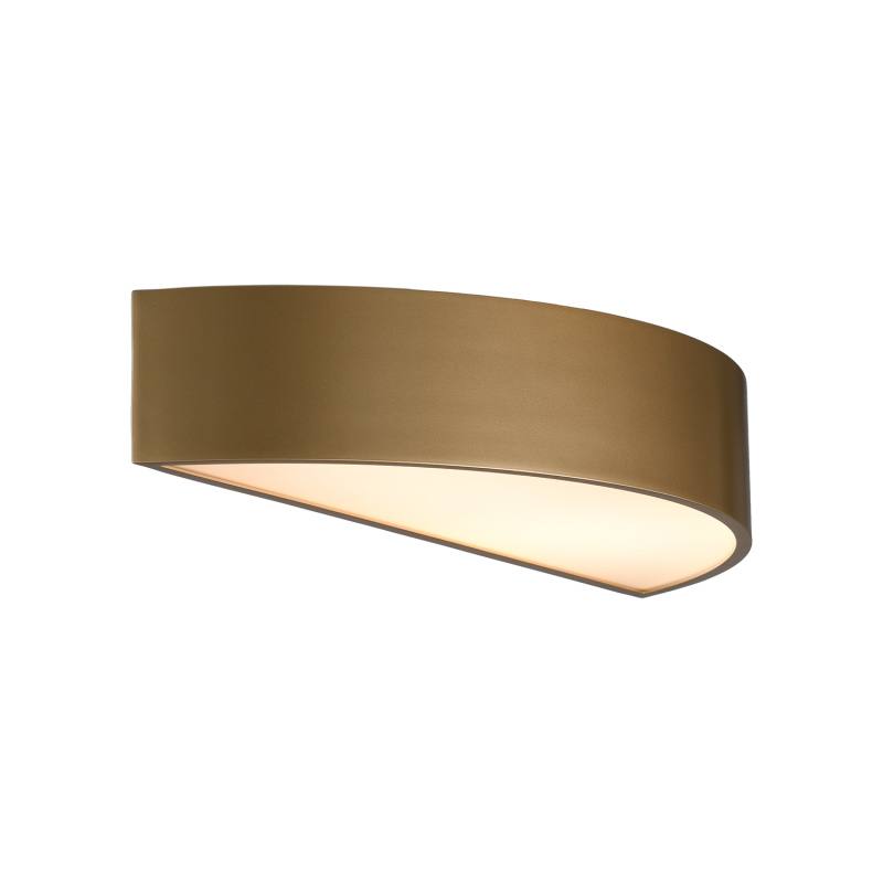 ACB Iluminacion Nástěnné LED svítidlo ISIA, š. 56 cm, 2x22W, CRI90, CCT switch 3000-4000K Barva: Zlatá, Stmívání: Casambi