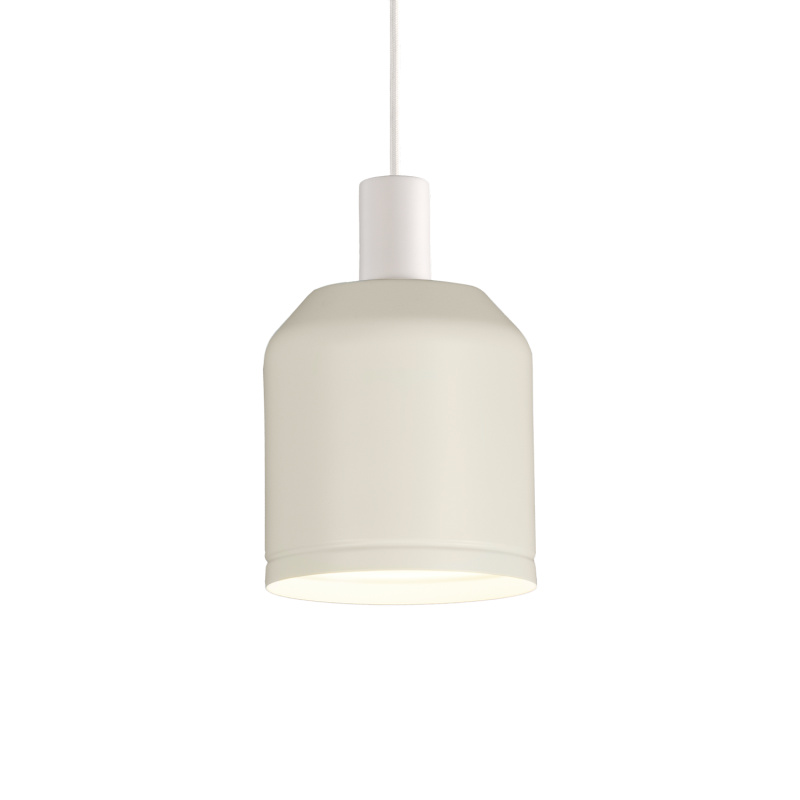 ACB Iluminacion Závěsné svítidlo TURKANA, ⌀ 16 cm, 1xE27 15W Barva: Bílá, Barva montury: Bílá