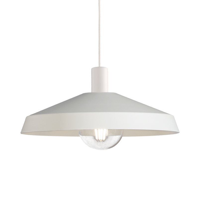 ACB Iluminacion Závěsné svítidlo EVELYN, ⌀ 45 cm, 1xE27 15W Barva: Bílá, Barva montury: Bílá